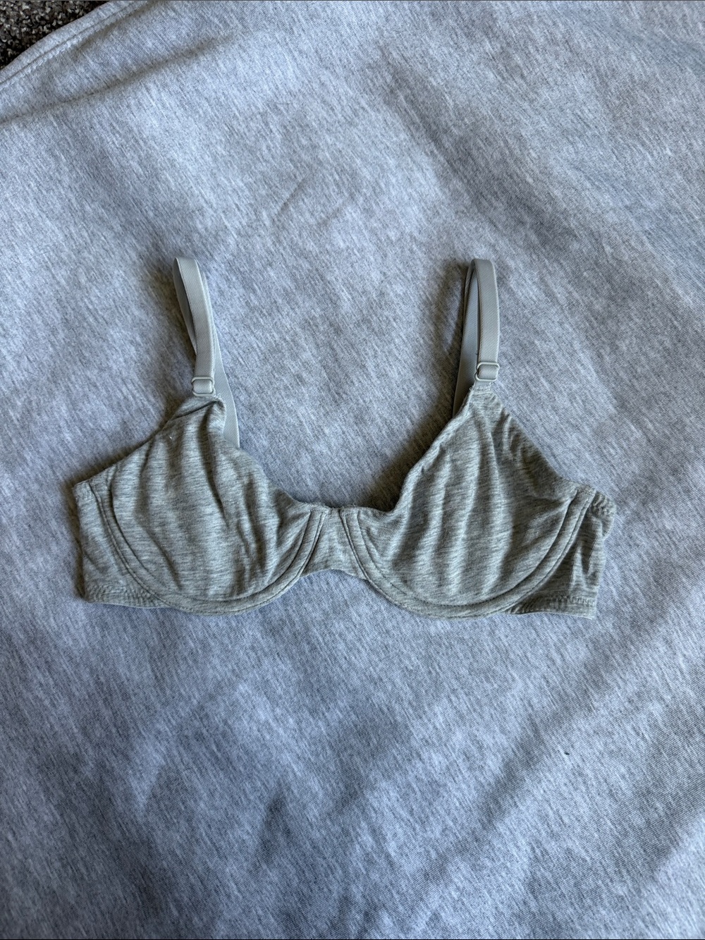 Auden Light Gray Underwire Everyday Bra - Picture 1 of 3